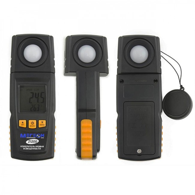 Цифровой измеритель освещенности (Люксметр) МЕГЕОН 21200