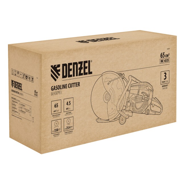 Бензорез МС-6535 диаметр диска 350 DENZEL Бензорез МС-6535 диаметр диска 350 DENZEL