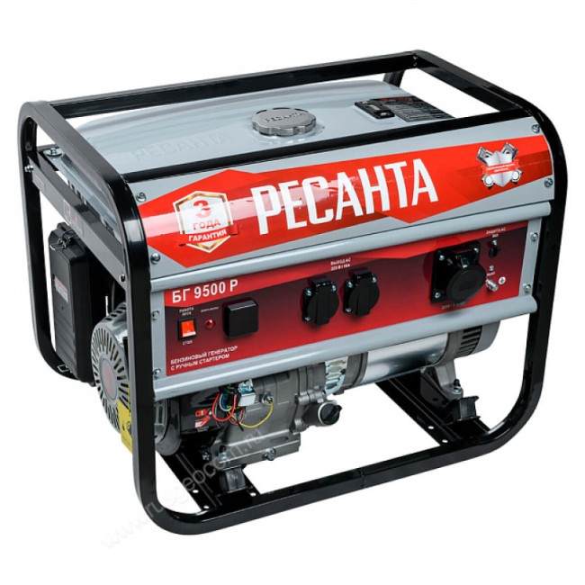 Бензиновый генератор Ресанта БГ 9500 Р Бензиновый генератор Ресанта БГ 9500 Р