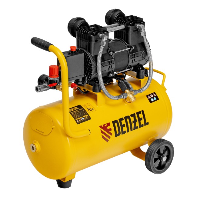 Компрессор безмасляный малошумный DLP-950/24 Denzel Компрессор безмасляный малошумный DLP-950/24 Denzel