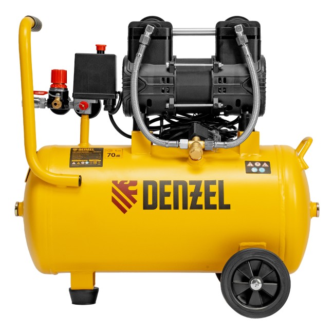 Компрессор безмасляный малошумный DLP-950/24 Denzel Компрессор безмасляный малошумный DLP-950/24 Denzel