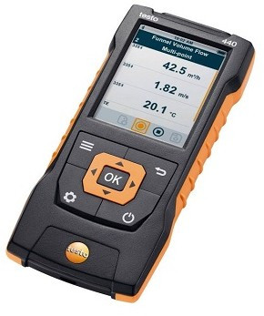 Комплект Testo 440 с люкс-зондом и кейсом