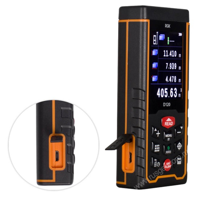 Лазерный дальномер с видоискателем RGK D120 Лазерный дальномер с видоискателем RGK D120