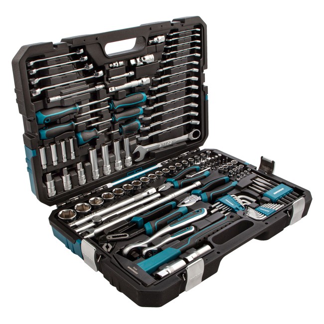 Набор инструментов 1/4", 1/2", CrV 115 предметов Gross Набор инструментов 1/4", 1/2", CrV 115 предметов Gross