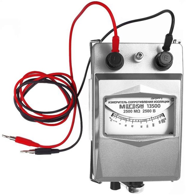 Измеритель сопротивления изоляции (мегаомметр) МЕГЕОН 13500 Измеритель сопротивления изоляции (мегаомметр) МЕГЕОН 13500