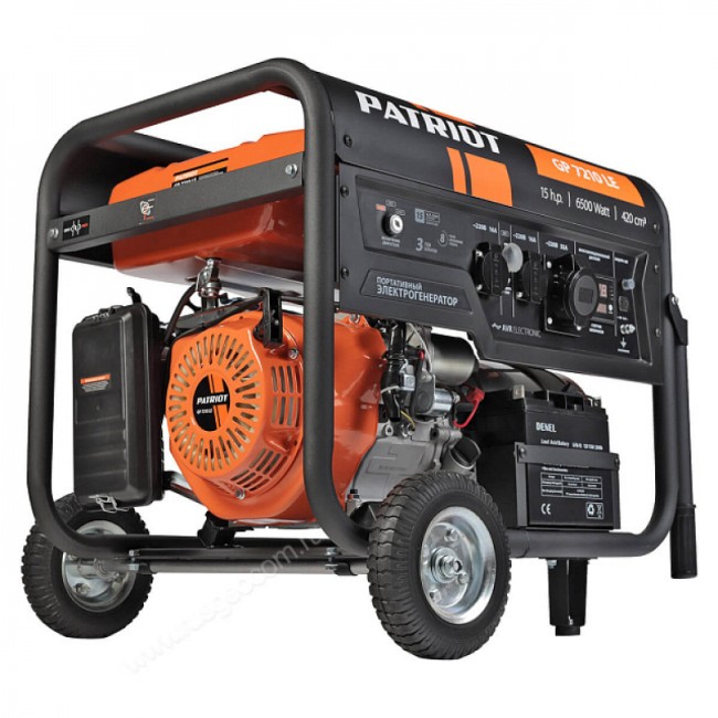Бензиновый генератор Patriot GP 7210LE Бензиновый генератор Patriot GP 7210LE