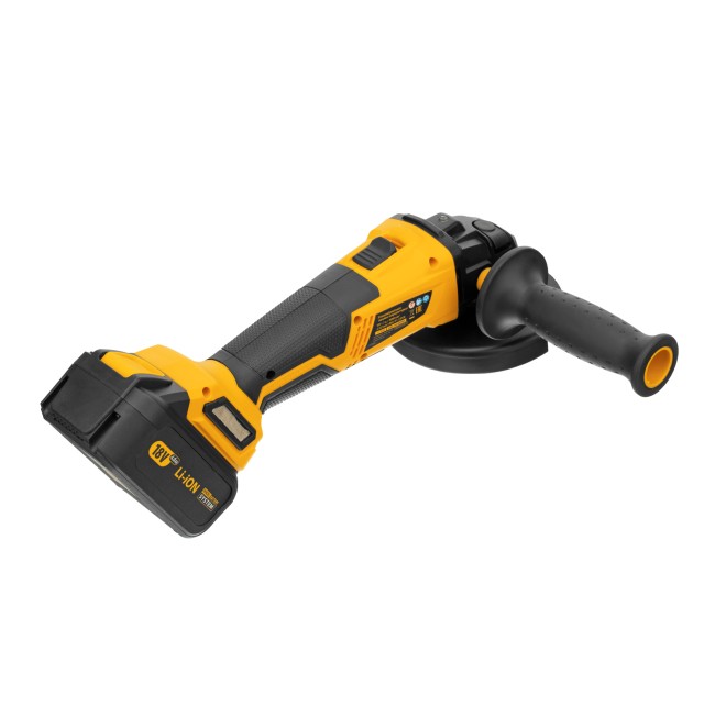 Машина углошлифовальная аккумуляторная BLG-IB-18-125-4 Denzel Машина углошлифовальная аккумуляторная BLG-IB-18-125-4 Denzel