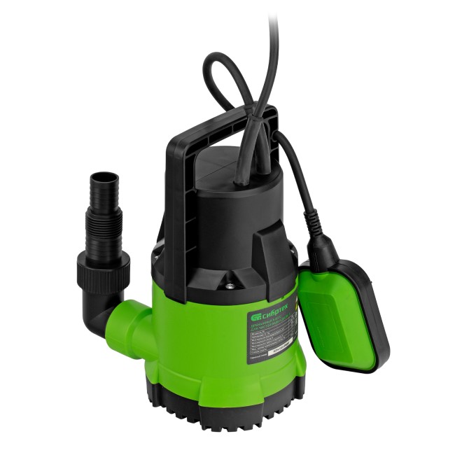 Дренажный насос для чистой воды СДН300-5, 300 Вт, напор 6.5м, 6500 л/ч Сибртех Дренажный насос для чистой воды СДН300-5, 300 Вт, напор 6.5м, 6500 л/ч Сибртех