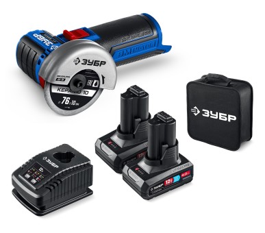 УШМ бесщеточная Профессионал AB-76-42 ЗУБР 12 В, D76 мм, 2 АКБ тип Т7 (4 А·ч) УШМ бесщеточная Профессионал AB-76-42 ЗУБР 12 В, D76 мм, 2 АКБ тип Т7 (4 А·ч)