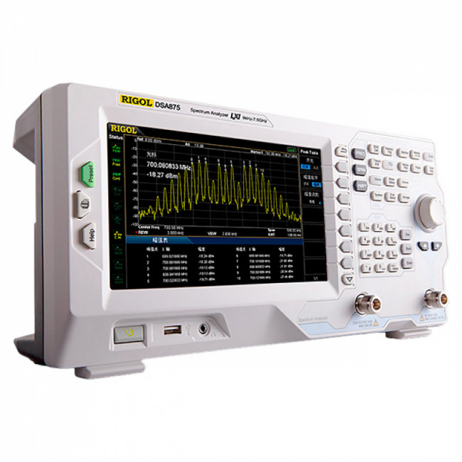 Анализатор спектра RIGOL DSA815-TG с трекинг-генератором Анализатор спектра RIGOL DSA815-TG с трекинг-генератором