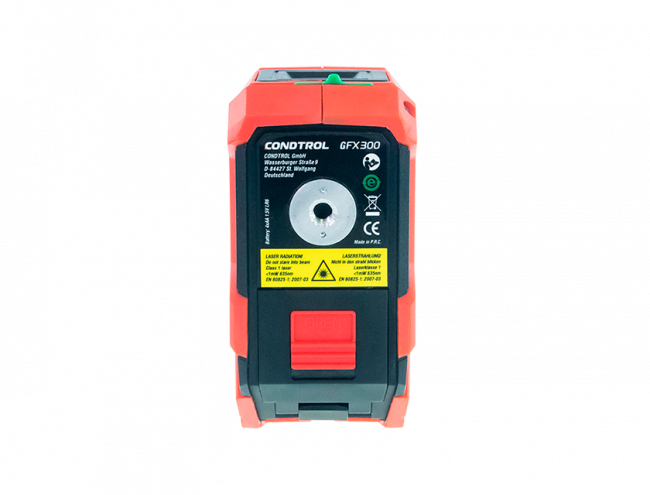 Лазерный уровень Condtrol GFX 300 с зеленым лучом Лазерный уровень Condtrol GFX 300 с зеленым лучом
