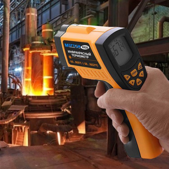 ИК-термометр- пирометр МЕГЕОН 16826 ИК-термометр- пирометр МЕГЕОН 16826