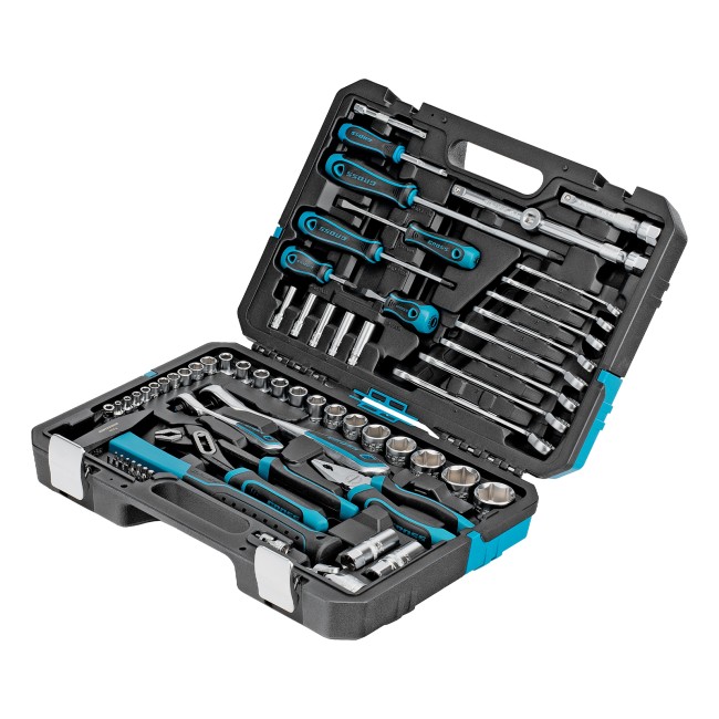 Набор инструментов 1/4", 1/2" CrV 76 предметов Gross Набор инструментов 1/4", 1/2" CrV 76 предметов Gross