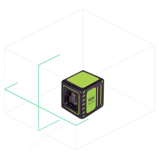 Комплект: лазерный уровень RGK ML-31G с калибровкой + штатив RGK F170, кронштейн RGK K-5 Комплект: лазерный уровень RGK ML-31G с калибровкой + штатив RGK F170, кронштейн RGK K-5