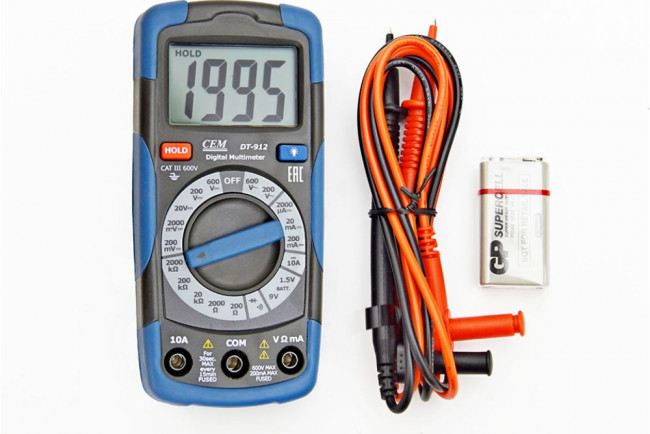 Карманный цифровой мультиметр CEM DT-912 Карманный цифровой мультиметр CEM DT-912