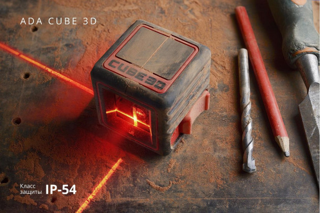 Лазерный уровень ADA Cube 3D Basic Edition Лазерный уровень ADA Cube 3D Basic Edition