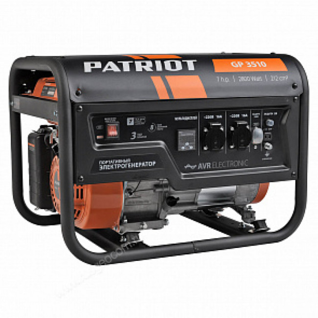 Бензиновый генератор Patriot GP 3510 Бензиновый генератор Patriot GP 3510