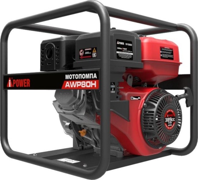 Бензиновая мотопомпа высоконапорная A-iPower AWP80H Бензиновая мотопомпа высоконапорная A-iPower AWP80H