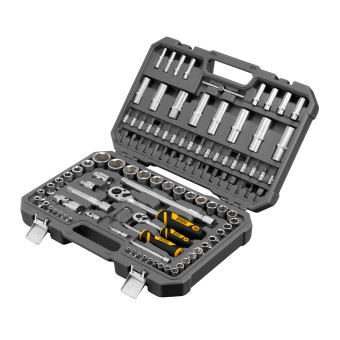 Набор инструментов 1/2", 1/4" 109 предметов Denzel Набор инструментов 1/2", 1/4" 109 предметов Denzel