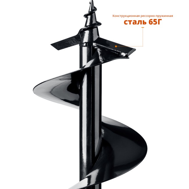 Шнек для мотобуров ЗУБР d 200 мм, грунт Шнек для мотобуров ЗУБР d 200 мм, грунт