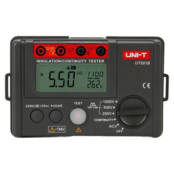 Измеритель сопротивления изоляции UNI-T UT501B Измеритель сопротивления изоляции UNI-T UT501B