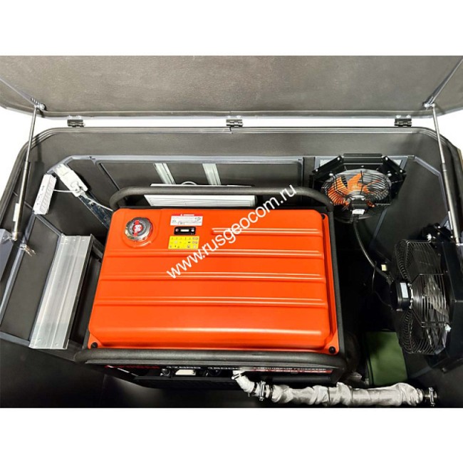 Тихий зимний кожух для генератора 1600 RAL 7024 (2 вентилятора) Тихий зимний кожух для генератора 1600 RAL 7024 (2 вентилятора)