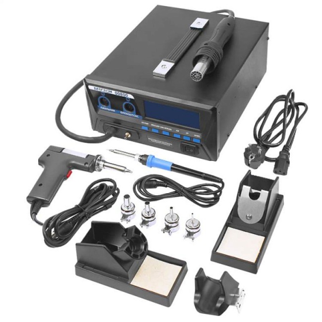 Многофункциональная паяльная станция МЕГЕОН 00800 Многофункциональная паяльная станция МЕГЕОН 00800