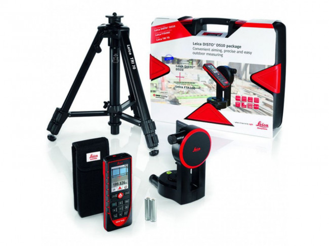 Комплект Leica DISTO D510 со штативом и адаптером Комплект Leica DISTO D510 со штативом и адаптером