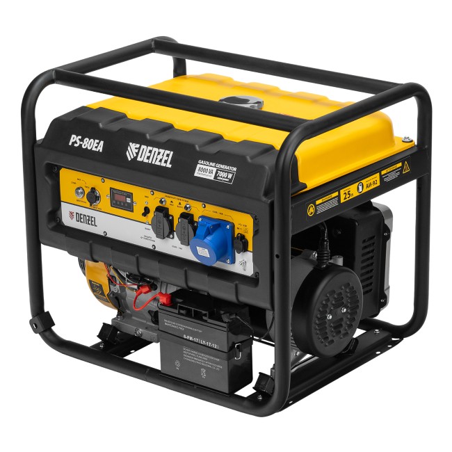 Генератор бензиновый PS 80 EA, 8.0 кВт Denzel Генератор бензиновый PS 80 EA, 8.0 кВт Denzel