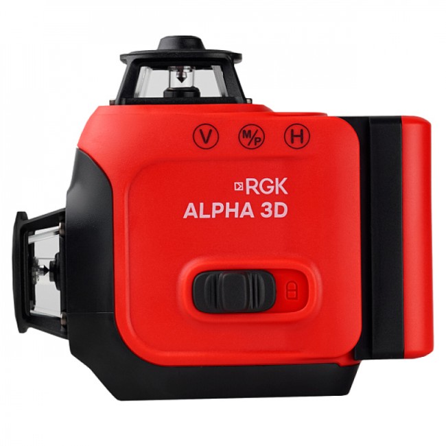 Лазерный уровень RGK ALPHA 3D с зелёным лучом Лазерный уровень RGK ALPHA 3D с зелёным лучом