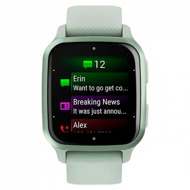 Часы Garmin Venu Sq 2 цвета мяты и безелем мятного цвета Часы Garmin Venu Sq 2 цвета мяты и безелем мятного цвета