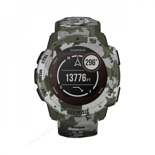 Часы Garmin Instinct Solar Camo Lichen Часы Garmin Instinct Solar Camo Lichen