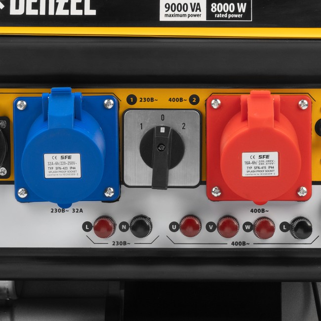 Генератор бензиновый PS 90 ED-3, 9.0 кВт Denzel Генератор бензиновый PS 90 ED-3, 9.0 кВт Denzel