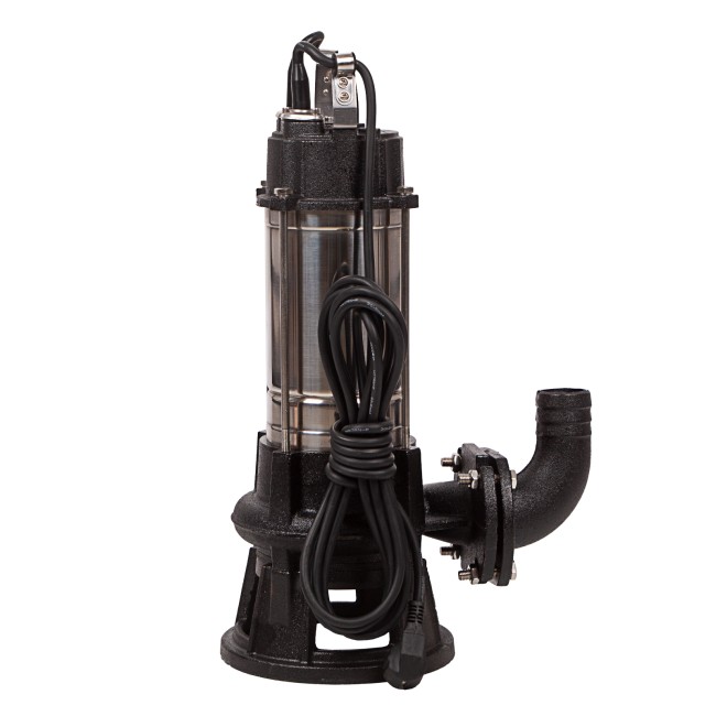 Фекальный насос FP1800-KS, 1800 Вт, напор 17 м, 26000 л/ч, нож-измельчитель Denzel Фекальный насос FP1800-KS, 1800 Вт, напор 17 м, 26000 л/ч, нож-измельчитель Denzel