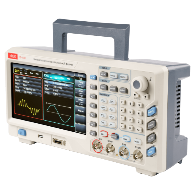 Генератор сигналов специальной формы RGK FG-1602