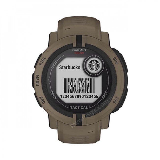 Часы Garmin Instinct 2 Solar Tactical коричневый Часы Garmin Instinct 2 Solar Tactical коричневый