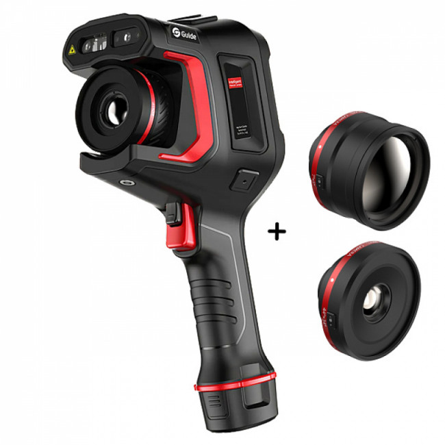 Тепловизор Guide H2 с поверкой в комплекте с телеобъективом 7° x 5° и широкоугольным объективом 44° x 34° Тепловизор Guide H2 с поверкой в комплекте с телеобъективом 7° x 5° и широкоугольным объективом 44° x 34°