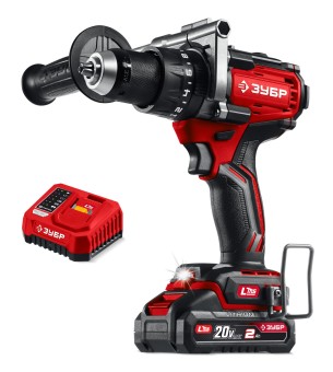 Ударная дрель-шуруповерт ДБУ-165-21 ЗУБР 20 В, 165 Н·м, 1 АКБ LMS (2 А·ч) Ударная дрель-шуруповерт ДБУ-165-21 ЗУБР 20 В, 165 Н·м, 1 АКБ LMS (2 А·ч)