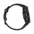 Часы Garmin Fenix 7S Sapphire Solar титановый угольно-серый DLC с силиконовым ремешком