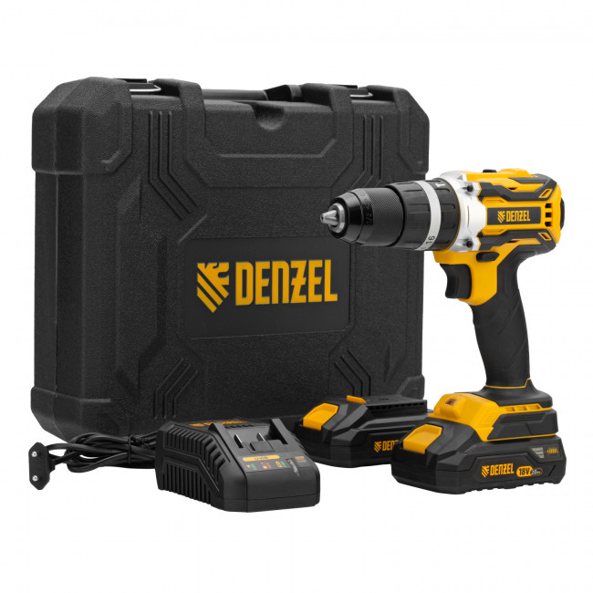 Дрель-шуруповерт аккумуляторная ударная CIDB-18-02 Denzel Дрель-шуруповерт аккумуляторная ударная CIDB-18-02 Denzel